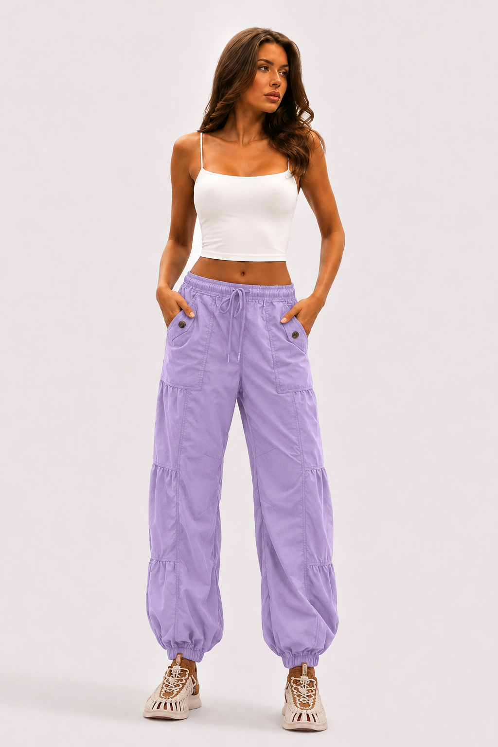 Ribe Freyja Wide Leg Cargo Bukser
