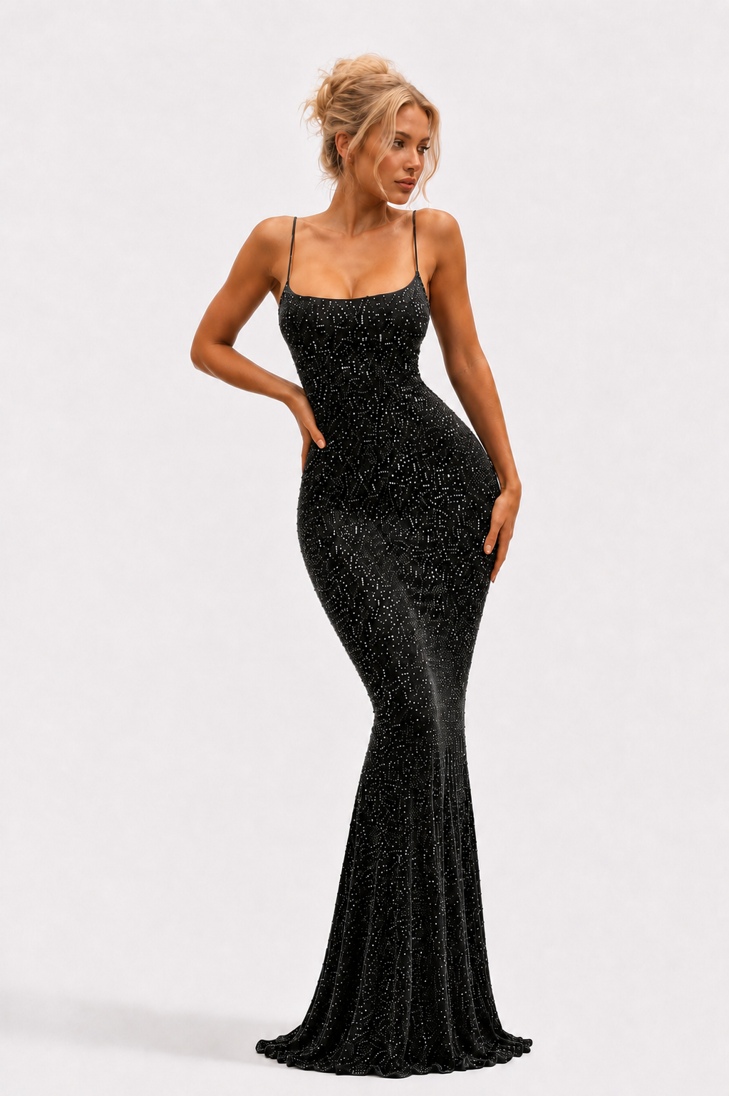 Freyja Glitter Kjole