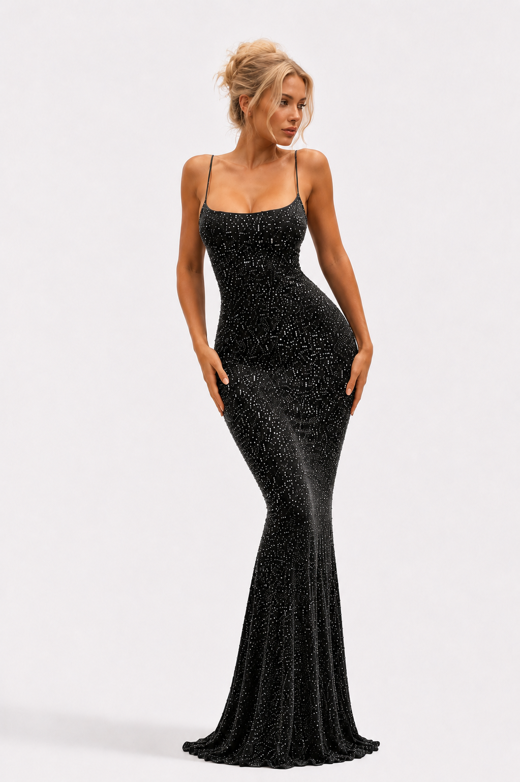 Freyja Glitter Kjole